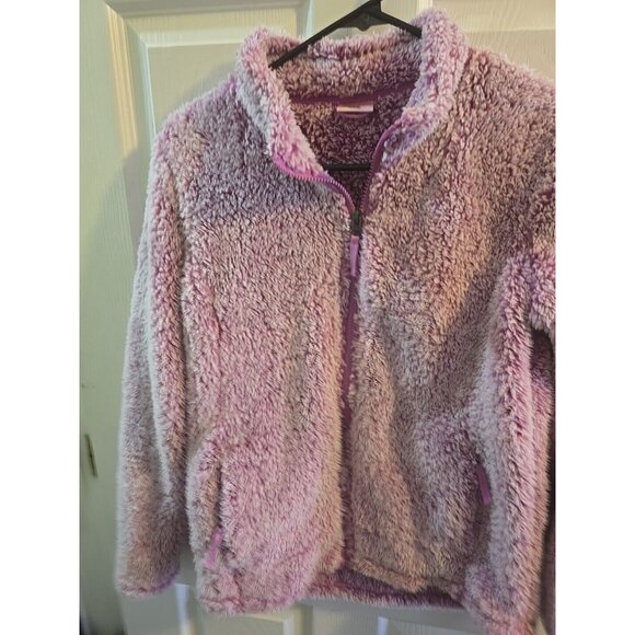 32 Degrees Heat Jacket Junior Girls Fuzzy Pink Full Zip Jacket. Large 14/ 16. - Picture 5 of 14